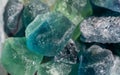 Fluorite Cabbing Rough Gems And Minerals Royalty Free Stock Photo