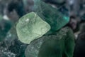 Fluorite Cabbing Rough Gems And Minerals Royalty Free Stock Photo