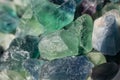 Fluorite Cabbing Rough Gems And Minerals Royalty Free Stock Photo