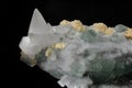 Fluorite, calcite, dolomite and quartz