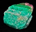 Fluorite green violet crystal gem