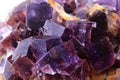 Fluorite mineral Royalty Free Stock Photo