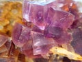 fluorite mineral crystal texture Royalty Free Stock Photo