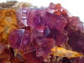 fluorite mineral crystal texture Royalty Free Stock Photo