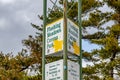 Flushing-Meadows-Corona-Park Sign, Queens, New York City Royalty Free Stock Photo