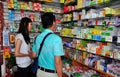 Flushing, NY: Man Shopping for Chinese Medicines