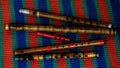 Flute of Bangladesh. Handmade bamboo flute. The flutes are arranged in rows. Close-up image of the flute