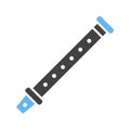 Flute icon vector image.