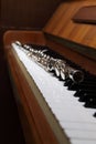 Flute and piano Royalty Free Stock Photo