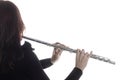 Flute player Flutist Royalty Free Stock Photo