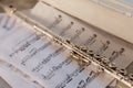 Flute And Sheet Music Royalty Free Stock Photo