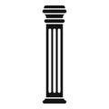 Fluted column standing tall representing classical architecture