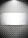 Fluted metal background.