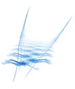 Fluted Water Glass Royalty Free Stock Photo