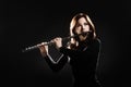 Flutist Royalty Free Stock Photo