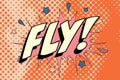Fly Abstract cartoon frame vector background. illustration bubble Royalty Free Stock Photo