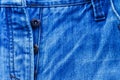 Parts of jeans trousers Royalty Free Stock Photo