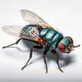 Realistic 3d Fly Renderings With Hyper-detailed Painted Design