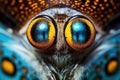 Fly close wild nature eye bug wildlife animal head closeup macro insect