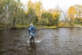 Fly fisherman Royalty Free Stock Photo