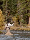 Fly Fisherman Royalty Free Stock Photo