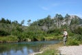 Fly Fishing Royalty Free Stock Photo