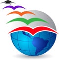 Fly graduation logo
