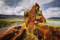 Fly Gyser Nevada Royalty Free Stock Photo