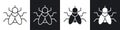 Fly insect icon Royalty Free Stock Photo