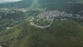 Fly over the Peloponnes in Greece