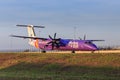 Flybe Bombardier Q400 new livery Royalty Free Stock Photo