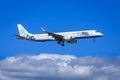 Flybe Embraer E-195 Royalty Free Stock Photo