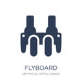 Flyboard icon. Trendy flat vector Flyboard icon on white backgro Royalty Free Stock Photo