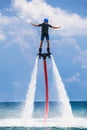 Flyboard rider Royalty Free Stock Photo