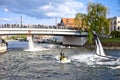 Flyboard Show on the Brda River - Bydgoszcz