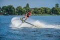 Flyboarding. Flyboard. Royalty Free Stock Photo