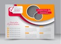 Flyer, brochure, billboard template design landscape orientation