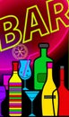 Flyer for cocktail bars