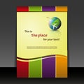 Flyer or Cover Design Royalty Free Stock Photo