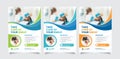 Dental Service Flyer Design Template, Leaflet for Dentist