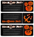 Flyer invitation to celebrate Halloween. Horizontal arrangement. A party in a club, a cafe or a festival.