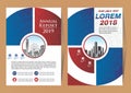 Flyer Layout, Poster, Magazine, Annual Report, Book, Booklet with Building Image