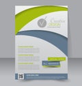 Flyer template. Brochure design. A4 business cover. Royalty Free Stock Photo