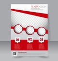 Flyer template. Brochure design. A4 business cover. Royalty Free Stock Photo