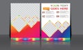 Abstract Colorful Business Flyer Template Brochure Template Business Template Annual Report Book Cover Page Royalty Free Stock Photo