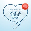 Flyers honoring World Logic Day or promoting associated events can utilize World Logic Day vector graphics. design of flyers,