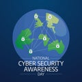 Flyers promoting National Cybersecurity Awareness Month or associated events can utilize the National Cybersecurity Awareness