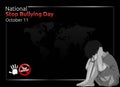 Flyers promoting National Stop Bullying Day or associated events can utilize the national stop bullying day vector pictures.