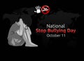 Flyers promoting National Stop Bullying Day or associated events can utilize the national stop bullying day vector pictures.