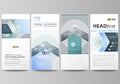 Flyers set, modern banners. Business templates. Cover design template, abstract vector layouts. Minimalistic background Royalty Free Stock Photo